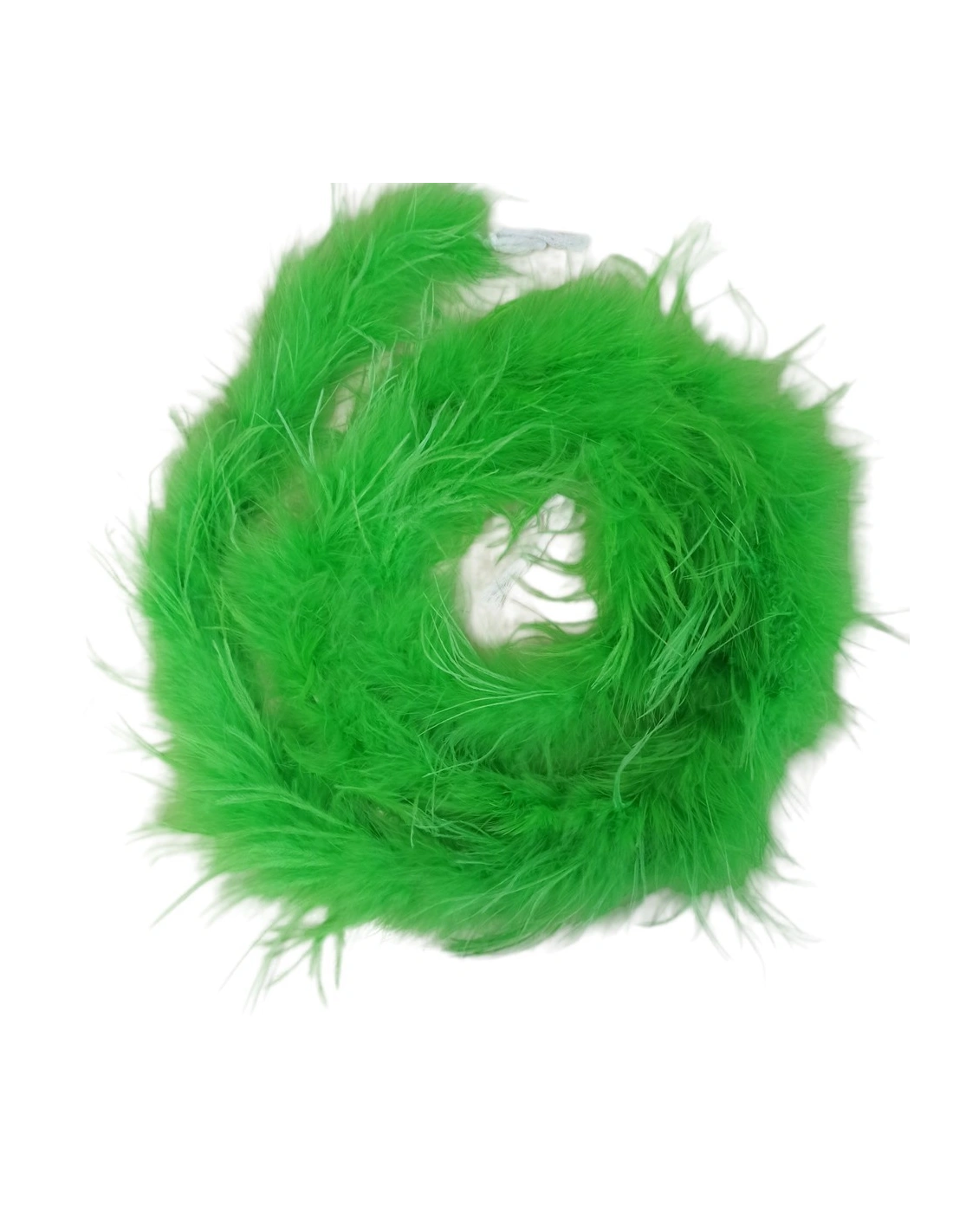 Boa Ostrich Feather Fluo Green - Pack of 2 mt.