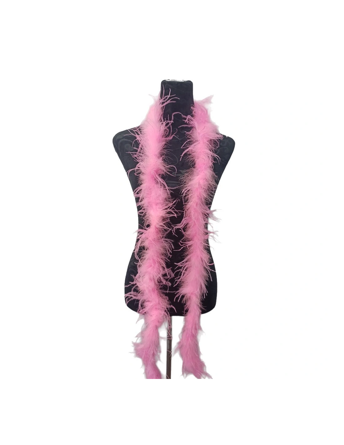 Boa Ostrich Feather Fluo Pink - Pack of 2 mt.