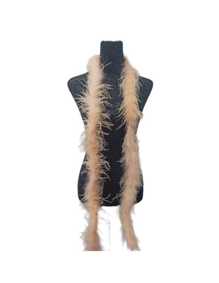 Boa Ostrich Feather Salmon - Pack of 2 mt.