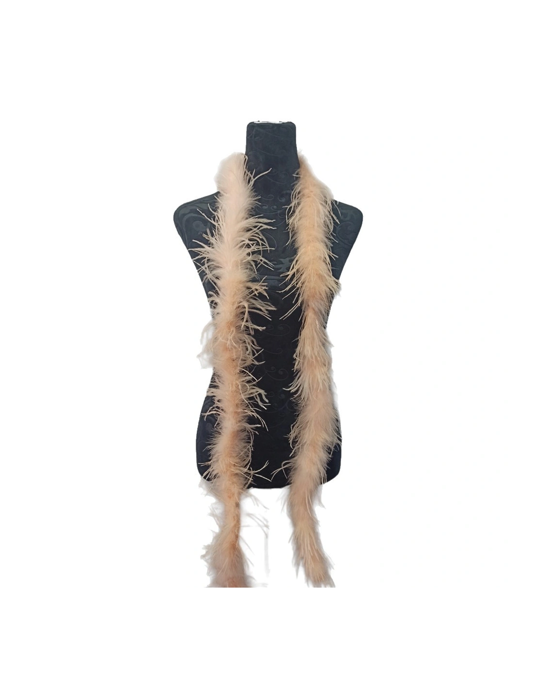 Boa Ostrich Feather Salmon - Pack of 2 mt.