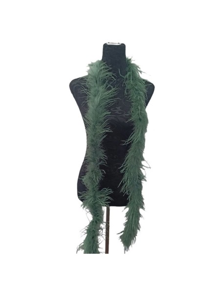 Boa Ostrich Feather Mold Green - Pack of 2 mt.