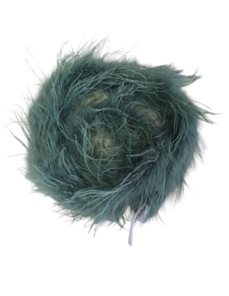 Boa Ostrich Feather Mold Green - Pack of 2 mt.