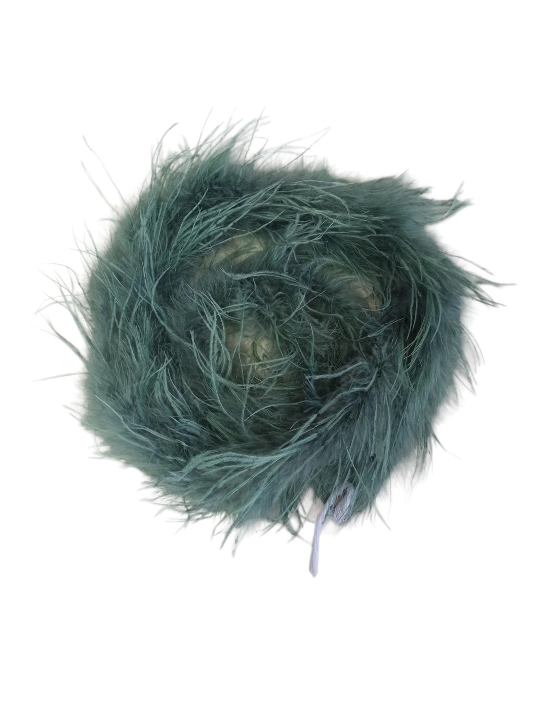 Boa Ostrich Feather Mold Green - Pack of 2 mt.