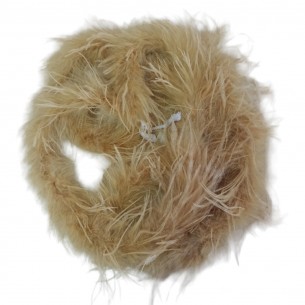 Boa Piume di Struzzo Senape - Pacco 2 mt. 2