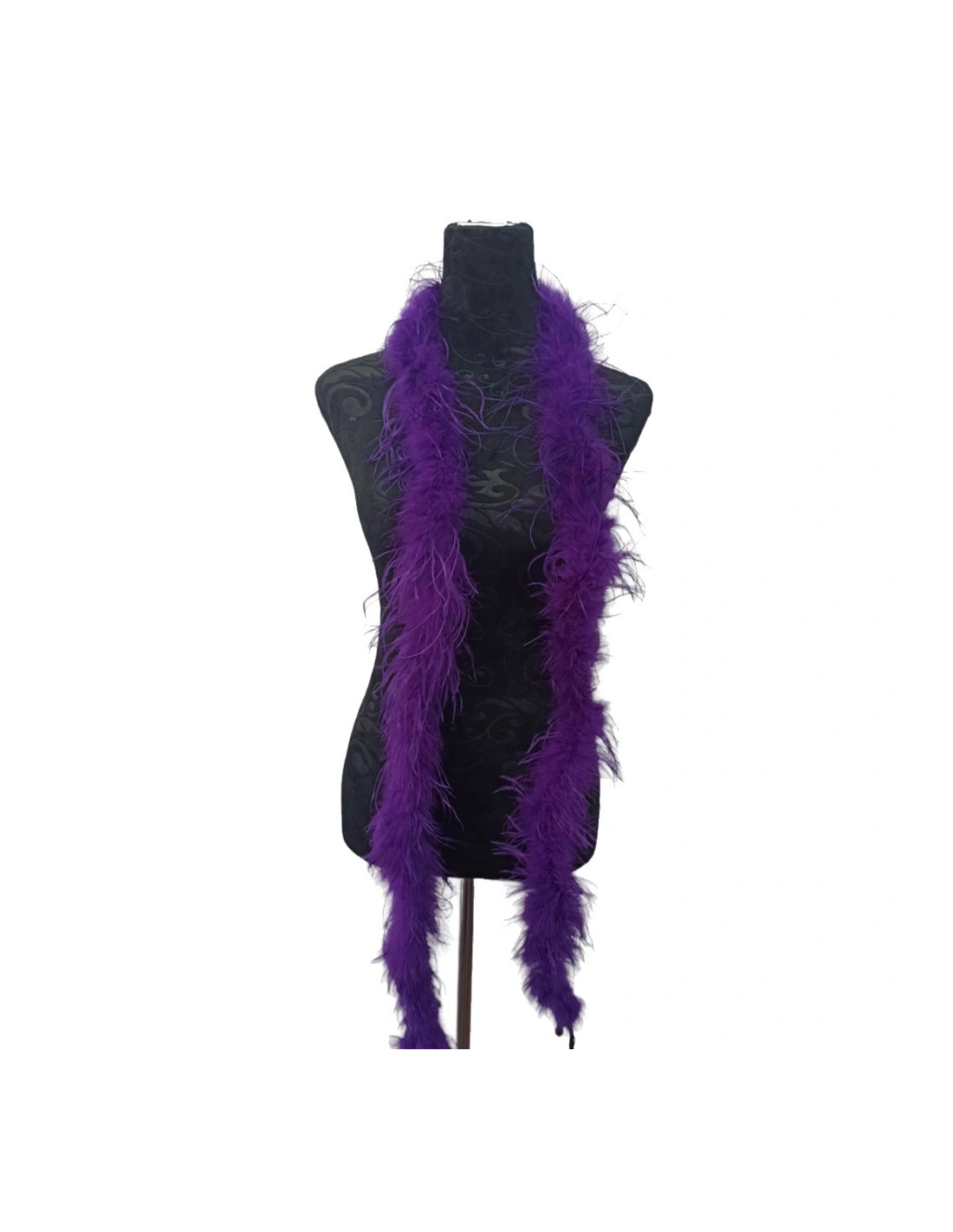 Boa Ostrich Feather Dark Purple - Pack of 2 mt.