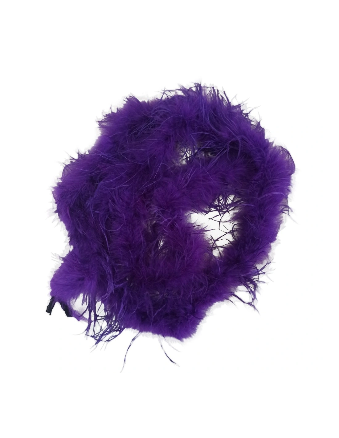 Boa Piume di Struzzo Viola Scuro - Pacco 2 mt.