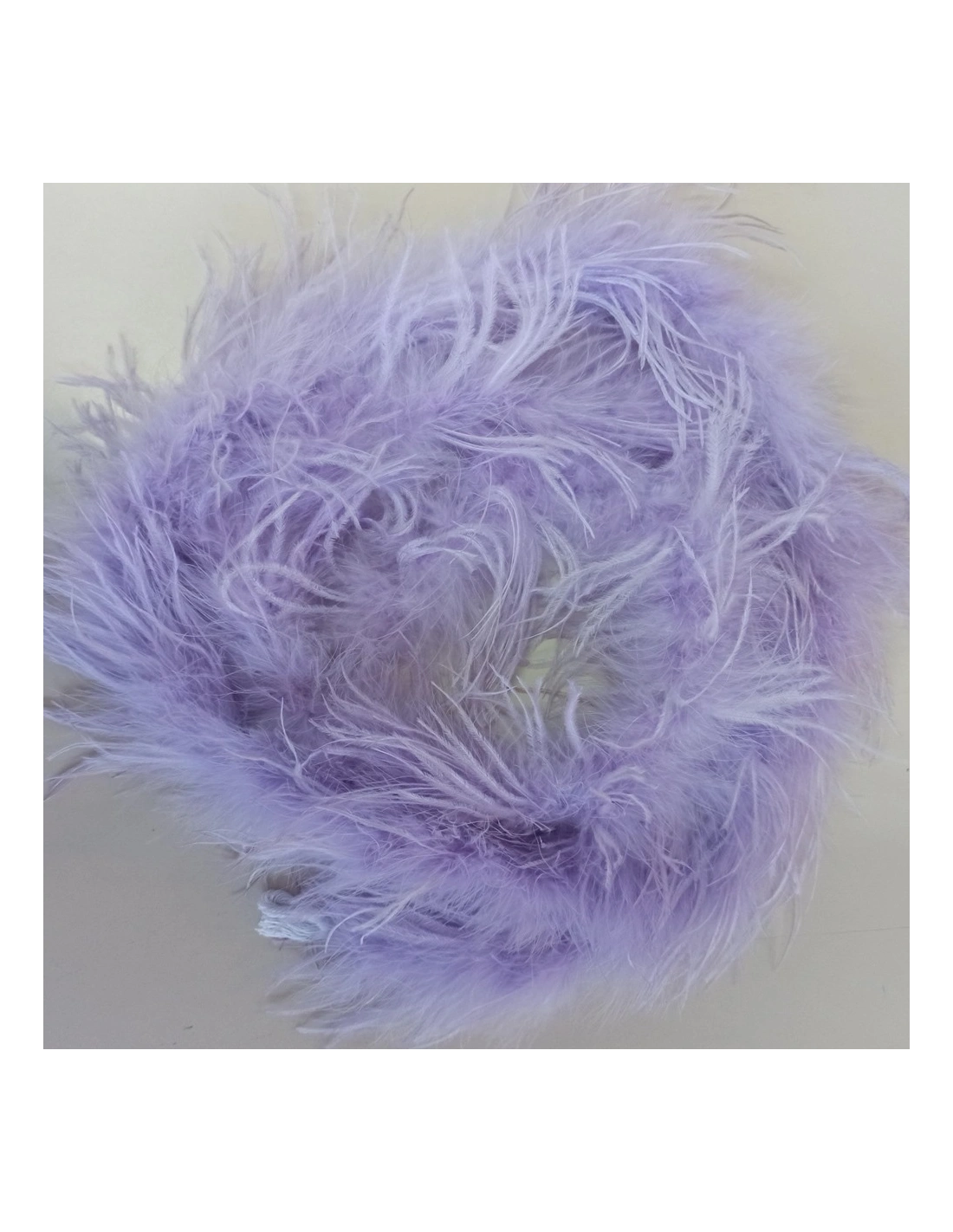 Boa Ostrich Feather Lavender - Pack of 2 mt.