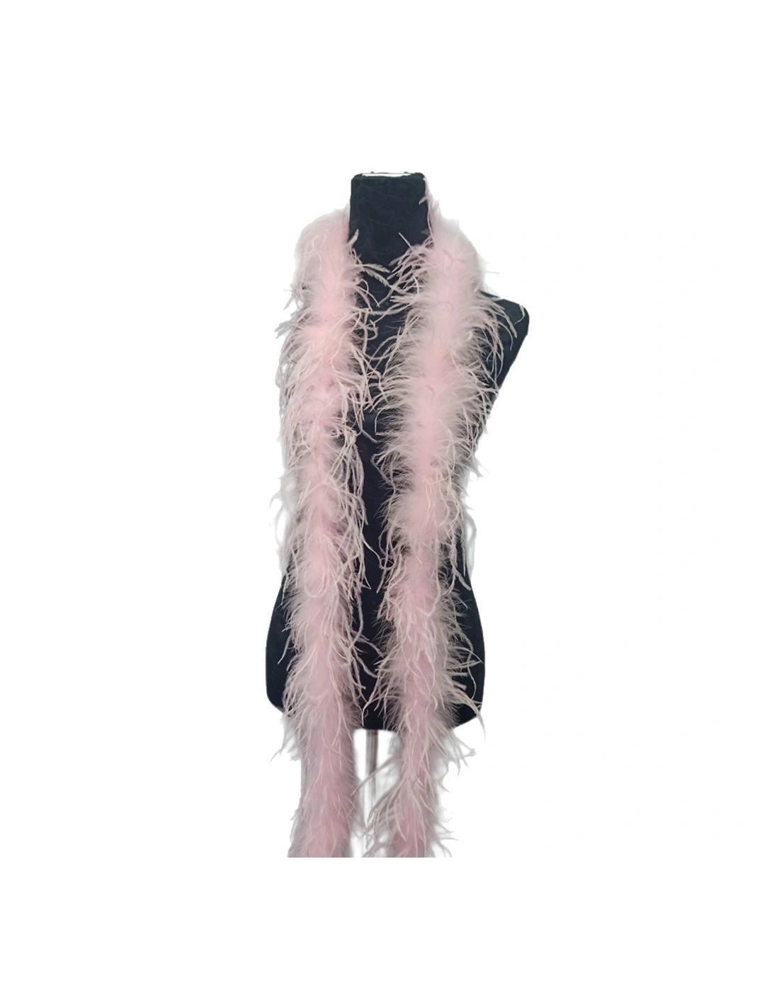 Boa Piume di Struzzo Rosa Baby - Pacco 2 mt.