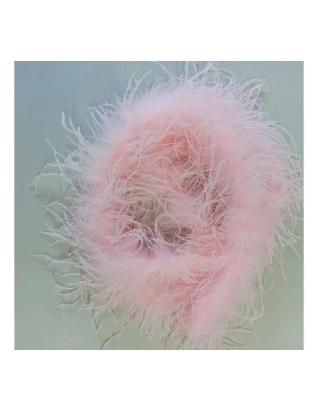 Boa Ostrich Feather Baby Pink - Pack of 2 mt.