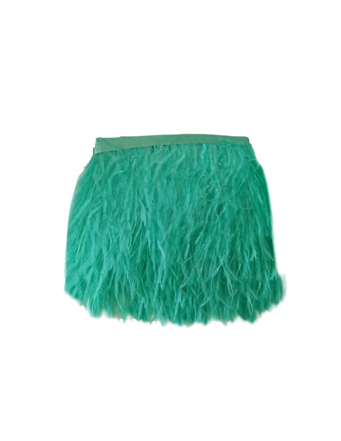 Frange da cucire Piume di Struzzo Tiffany pacco - 1MT.