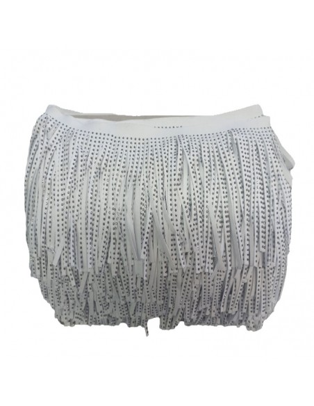 Frangia in Camoscio Bianco pacco - 1MT. Frangia in Camoscio Bianco pacco - 1MT.