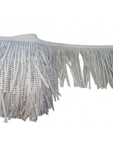 Frangia in Camoscio Bianco pacco - 1MT. Frangia in Camoscio Bianco pacco - 1MT.