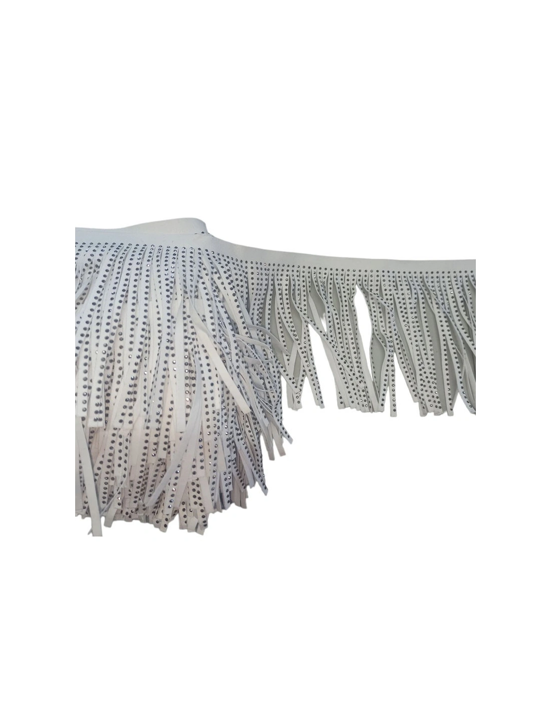Fringe Sewing Black Ostrich Feathers  Pack - 1MT. - Fringes and Feathers