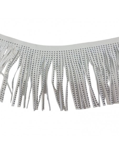 Frangia in Camoscio Bianco pacco - 1MT. Frangia in Camoscio Bianco pacco - 1MT.