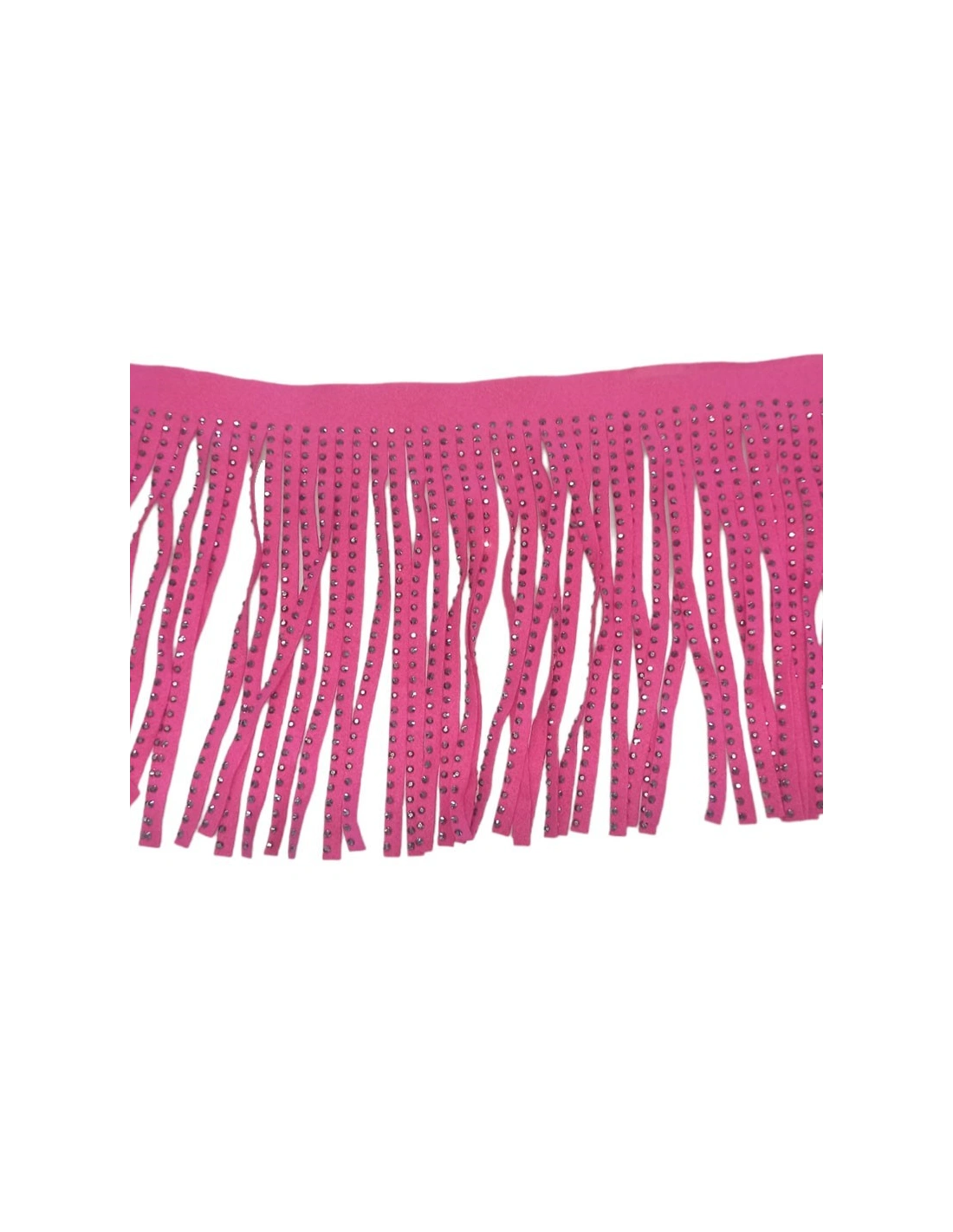 Frangia in Camoscio Fuchsia pacco - 1MT.