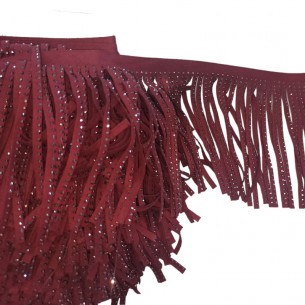 Fringe in Suede Bordeaux... 2