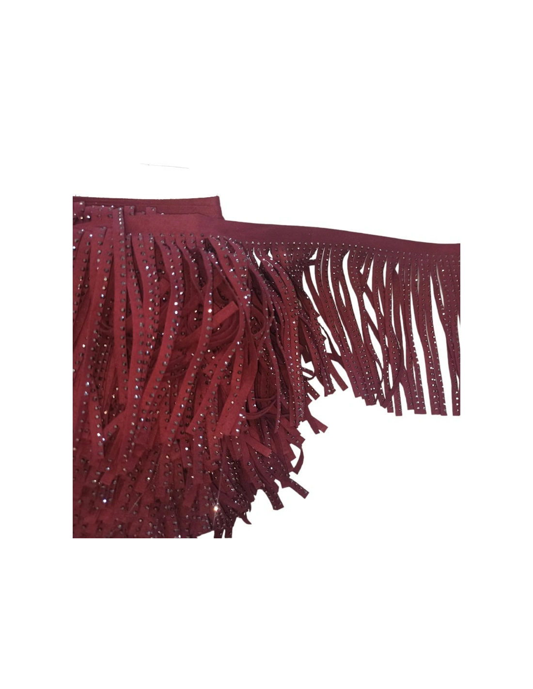 Fringe Sewing Black Ostrich Feathers  Pack - 1MT. - Fringes and Feathers