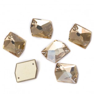 Pietra da Cucire in Cristallo Cosmic mm 20x16 Crystal Golden Shadow - 1PZ 2