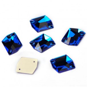 Pietra da Cucire in Cristallo Cosmic mm 20x16 Capri - 1PZ 2