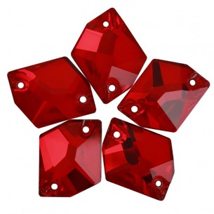 Pietra da Cucire in Cristallo GT Crystal Cosmic mm 26x21 Siam - 1PZ 2