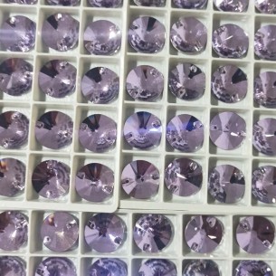 Pietra da Cucire in Cristallo GT Crystal Tondo mm 14 Violet -1PZ 2