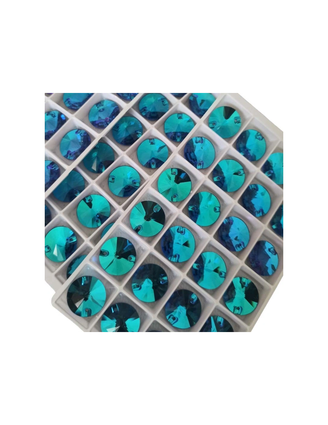 Stone Round mm 16 Crystal- 1PC - Stone to be sewn all crystal