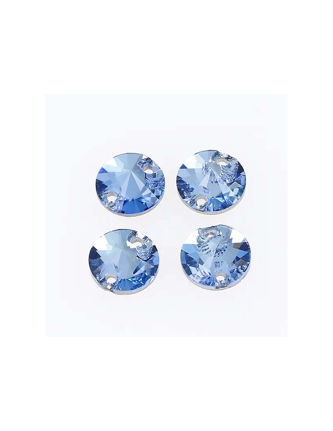 Stone Round mm 18 Emerald - 1PC - Stone to be sewn all crystal