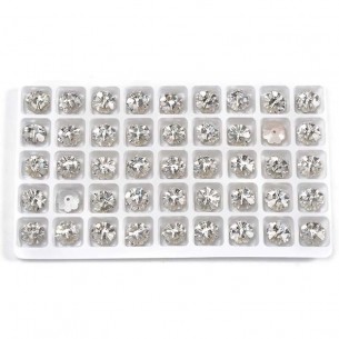 Stone Flower 8 mm Crystal -... 2