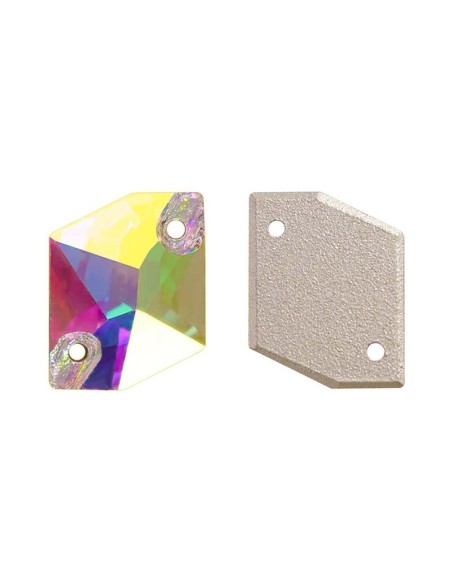 Pietra da Cucire in Cristallo GT Crystal Cosmic mm 27x21 Crystal AB - 1PZ