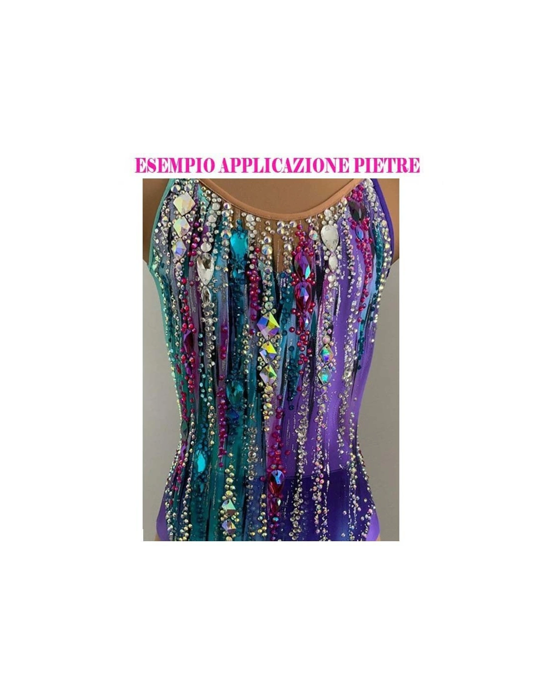 Stone Cosmic mm 20x16 GT Crystal Emerald 1PC - Stone to be sewn all crystal