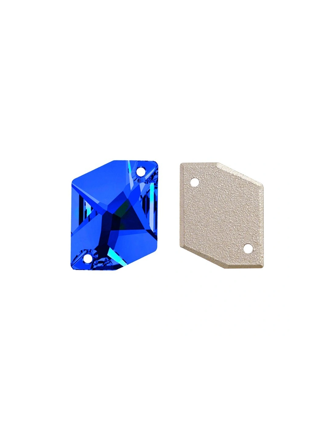 Pietra Cosmic GT Crystal mm 20x16 GT Crystal Capri Blu - 1PZ - Pietre da cucire tutto cristallo