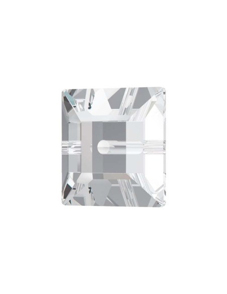 Pietra da cucire Quadrato 1 foro mm 10 Crystal strassoutlet