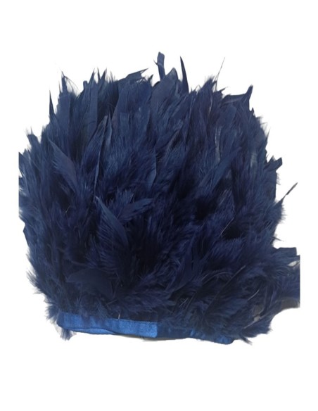 Fringe Sewing Black Ostrich Feathers  Pack - 1MT. - Fringes and Feathers
