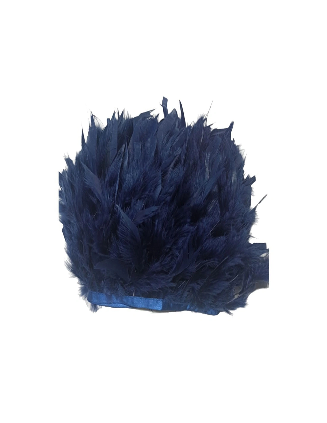 Fringe Sewing Black Ostrich Feathers  Pack - 1MT. - Fringes and Feathers