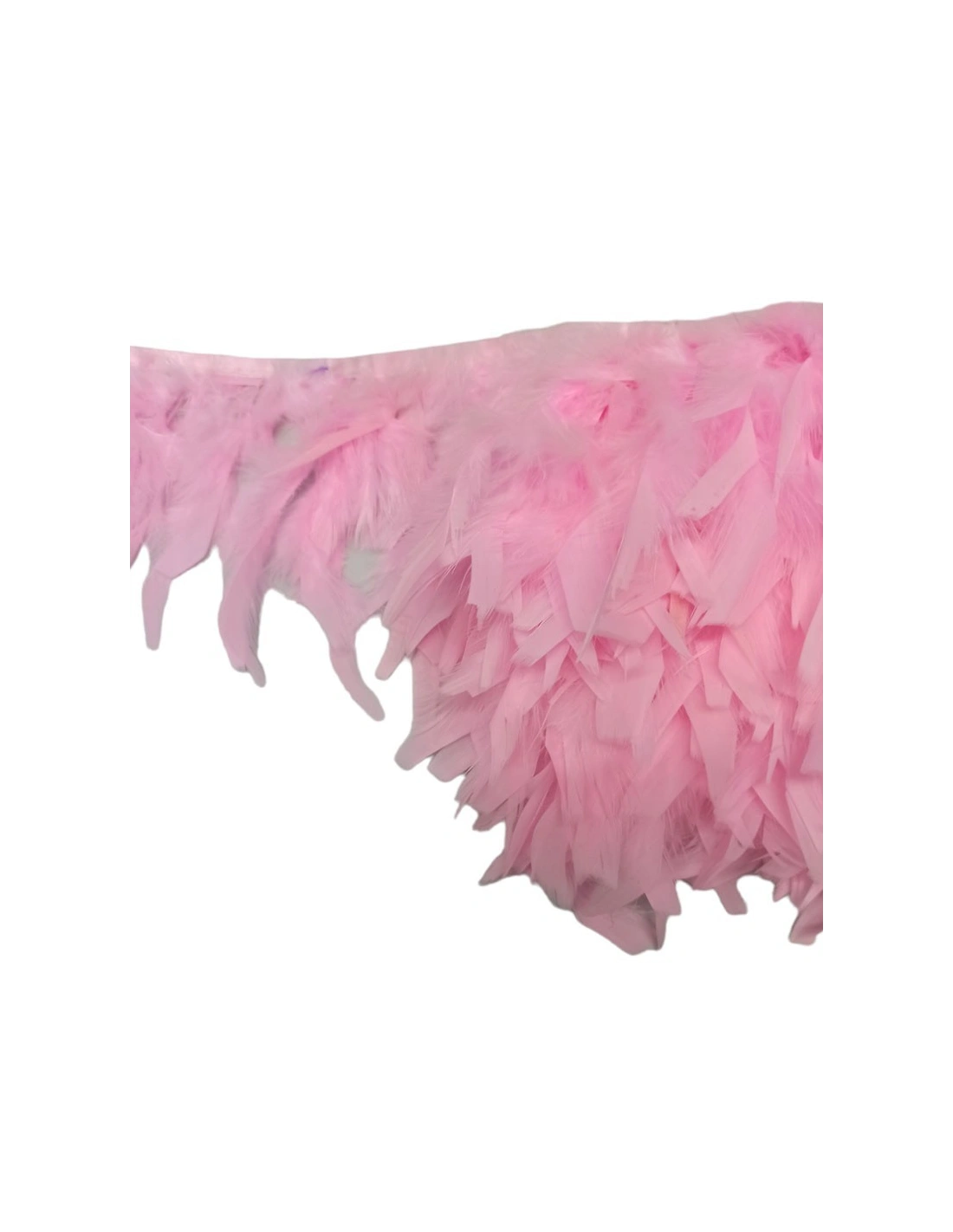 Fringe Sewing Black Ostrich Feathers  Pack - 1MT. - Fringes and Feathers