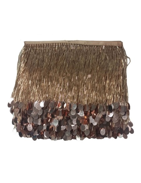 Fringes sewing bugles Emerald Pack - 1MT. - Fringes and Feathers