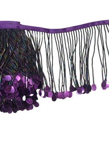 Fringe sewing with Bugles and Sequins...