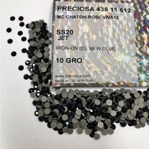 Strass Preciosa Termoadesivo ss 20 Jet - 144PZ Rhinestones Hotfix 2