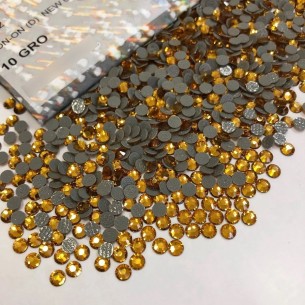 Strass Preciosa Termoadesivo ss 20  Topaz - 1440 pz Rhinestones Hotfix 2