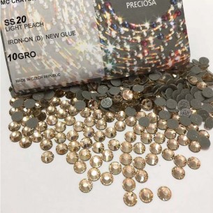 Strass Preciosa Termoadesivo ss 20 rhinestones hotfix  light peach 2