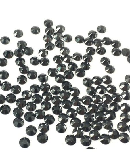 Rhinestones Swarovski XIRIUS Rose ss 16  Hematite - 144pcs - Hotfix Strass