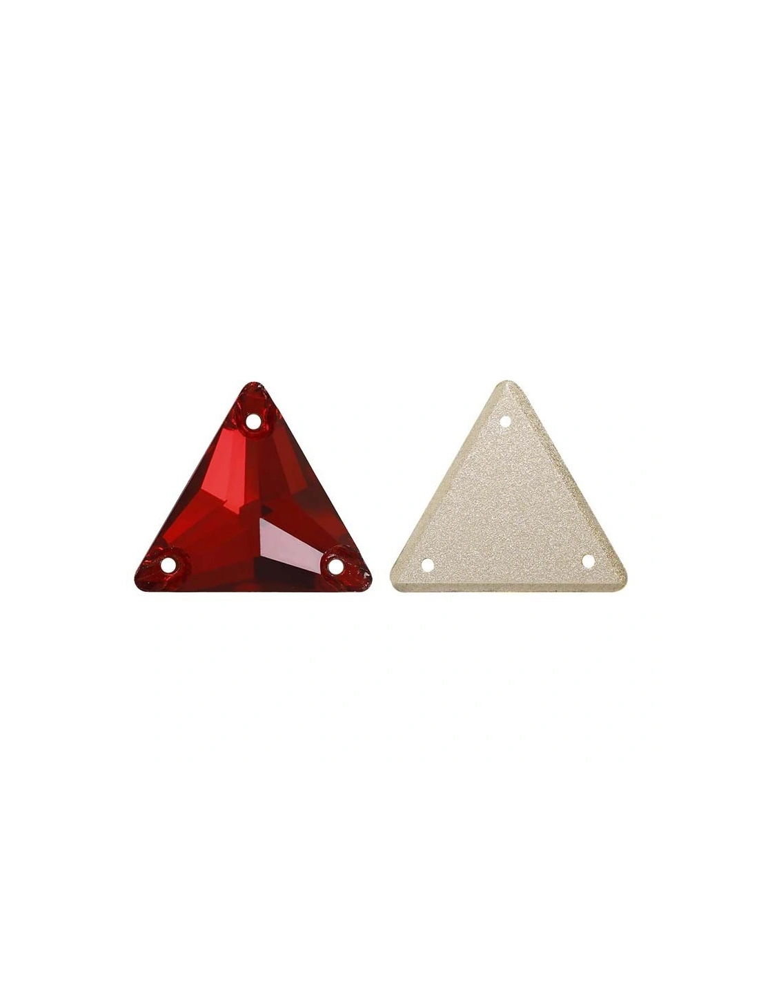 Pietra da Cucire in Cristallo GT Crystal Triangolo mm 16 Siam - 1PZ