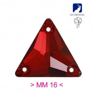 Pietra da Cucire in Cristallo GT Crystal Triangolo mm 16 Siam - 1PZ