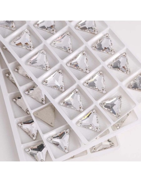 Pietra da Cucire in Cristallo GT Crystal Triangolo mm 16 Crystal - 1PZ