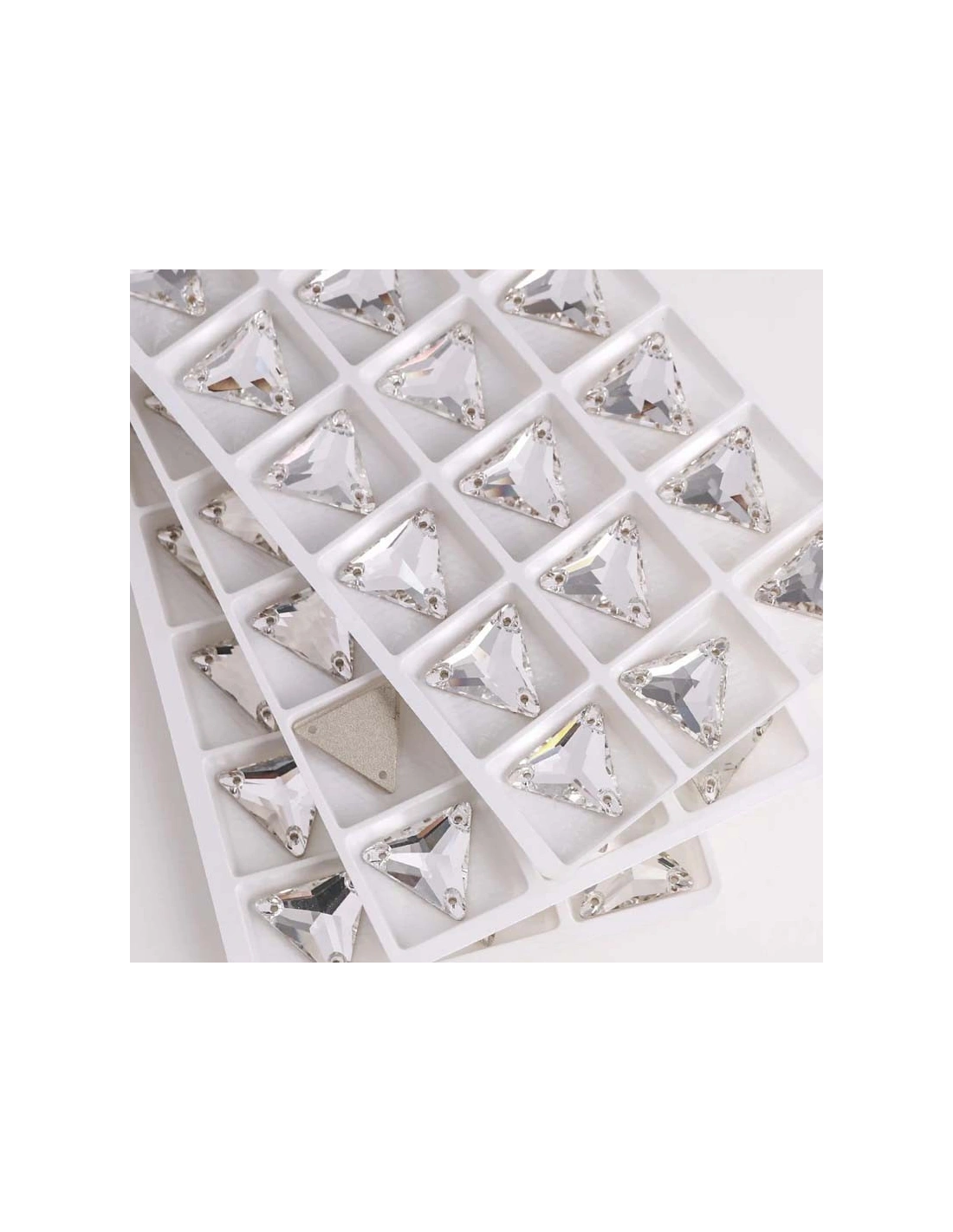 Pietra da Cucire in Cristallo GT Crystal Triangolo mm 16 Crystal - 1PZ