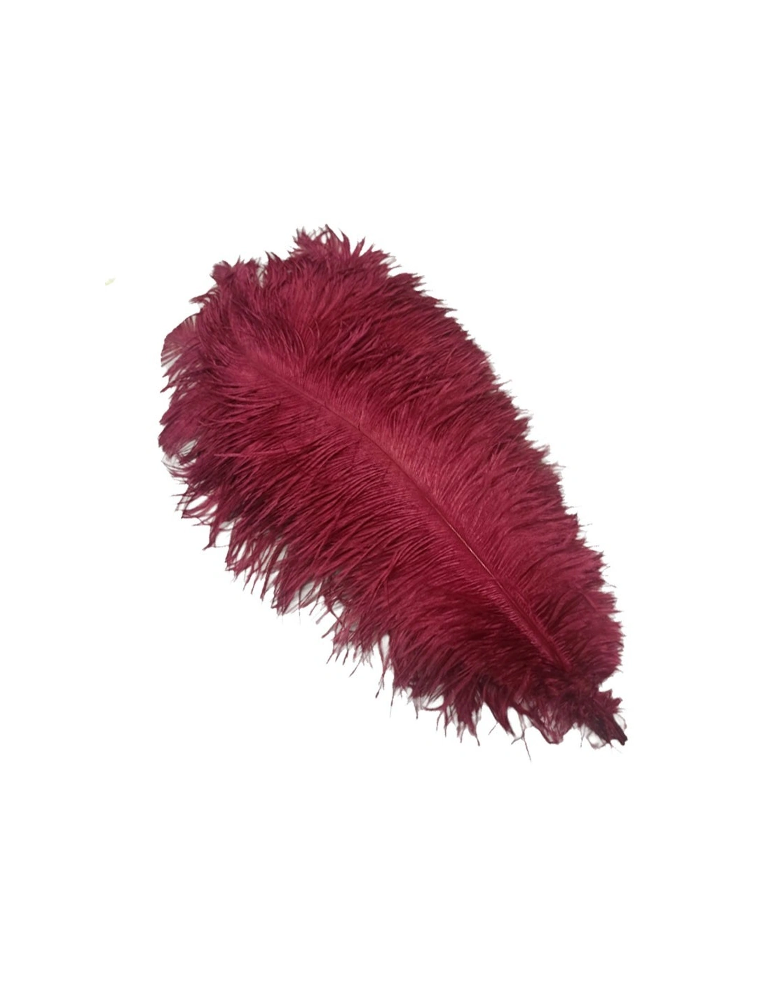 Rooster Feather Whip cm. 30 - White - 1PCS - Fringes and Feathers