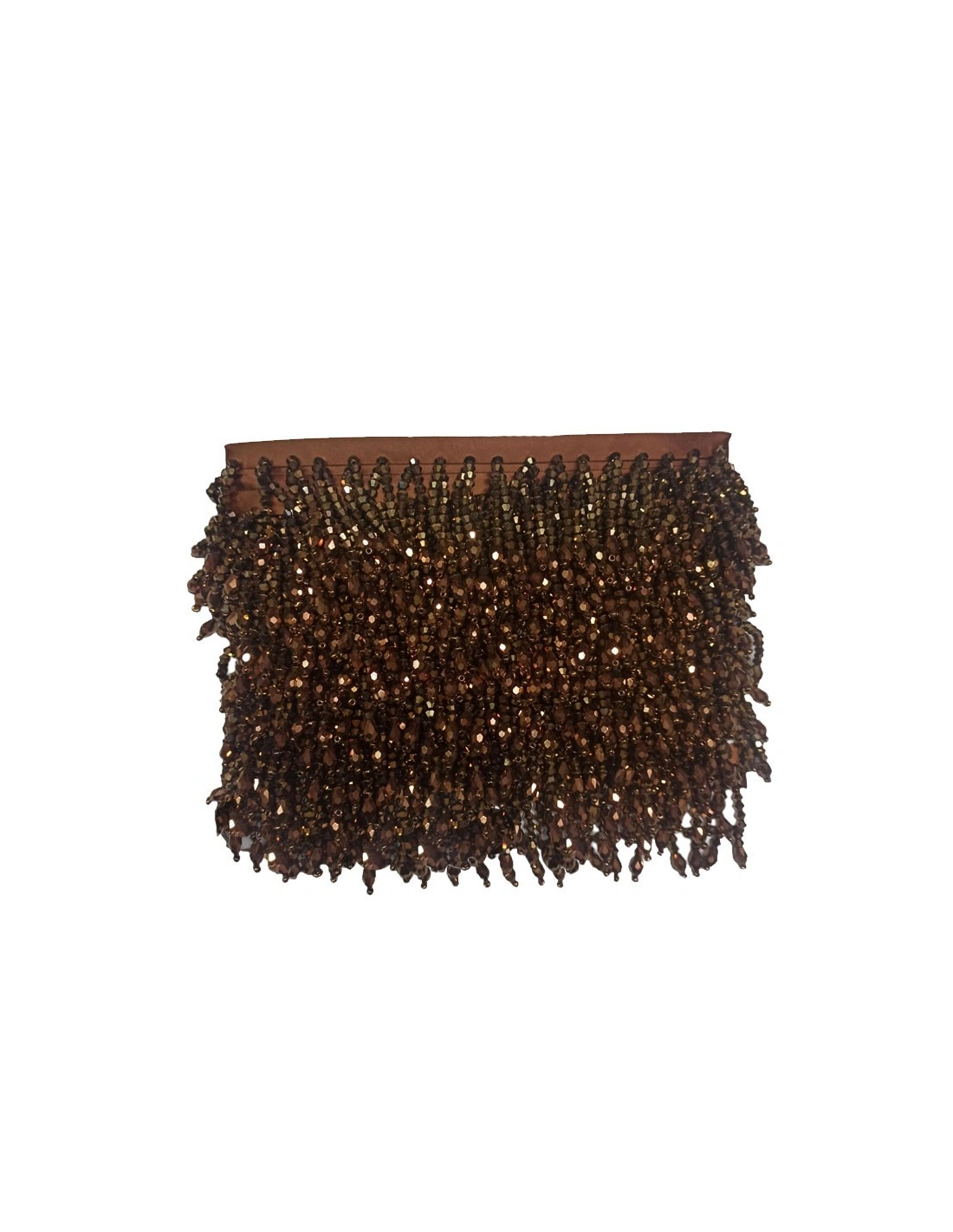 Fringe sewing Bicone Bronze pack - 1 MT.