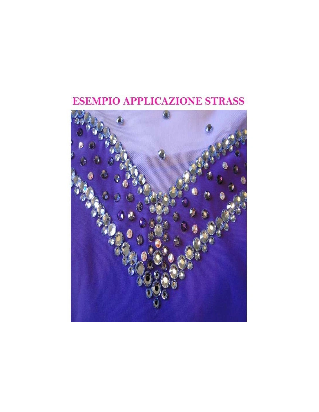 Strass GT Crystal Termoadesivi ss 20 Fuchsia - 144PZ - Strass termoadesivi