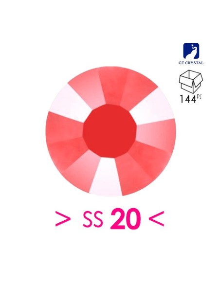 Rhinestones Gt Crystal Hotfix  ss 20 Fuchsia - 144 pcs - Hotfix Strass