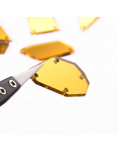 Mirrors to be sewed acrylic Oval Gold... Mirrors to be sewed acrylic Oval Gold...